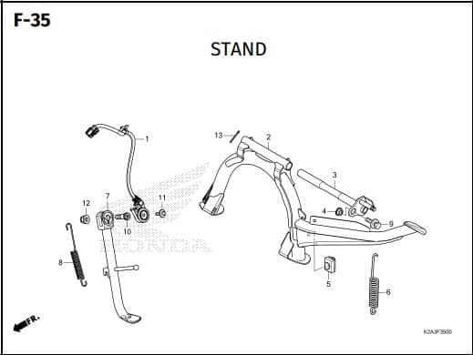 Katalog Suku Cadang Honda Forza