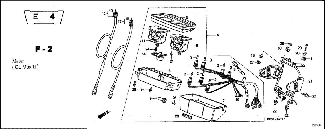 Katalog Suku Cadang Honda GL Pro Max