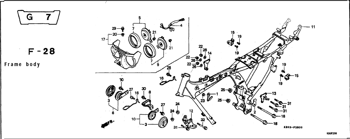 Katalog Suku Cadang Honda GL Pro Max