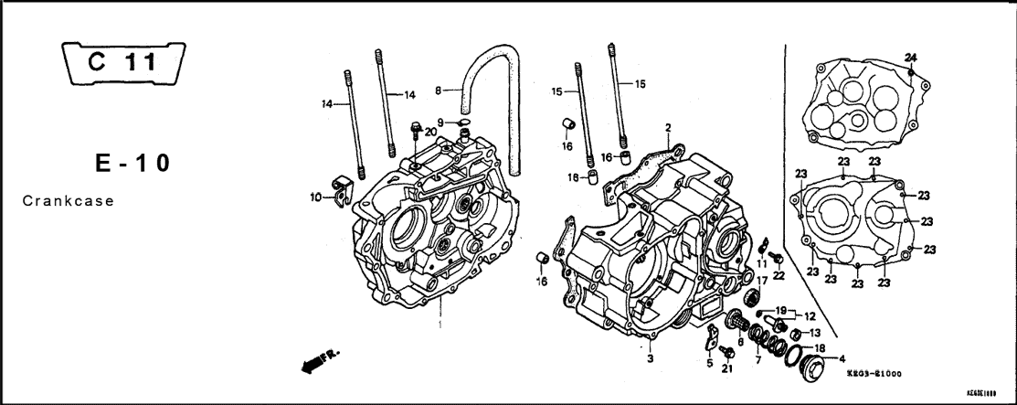 Katalog Suku Cadang Honda GL Pro Max