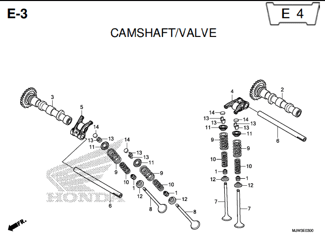 Katalog Suku Cadang Honda CB500X MJW