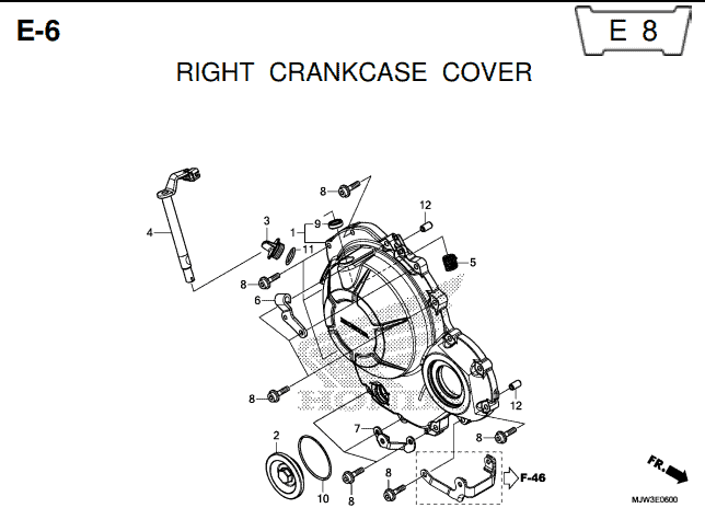 Katalog Suku Cadang Honda CB500X MJW