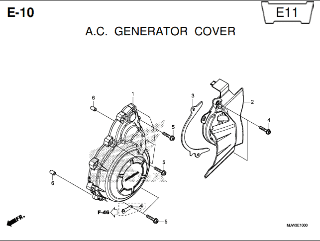 Katalog Suku Cadang Honda CB500X MJW
