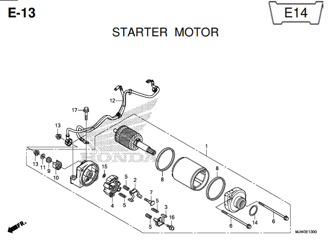 Katalog Suku Cadang Honda CB500X MJW