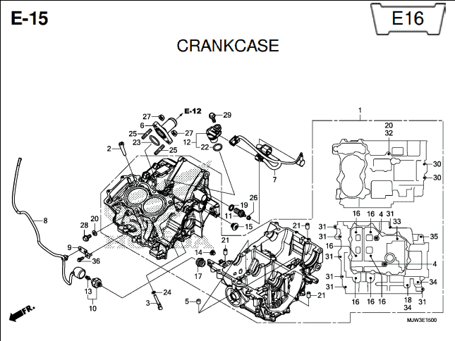 Katalog Suku Cadang Honda CB500X MJW