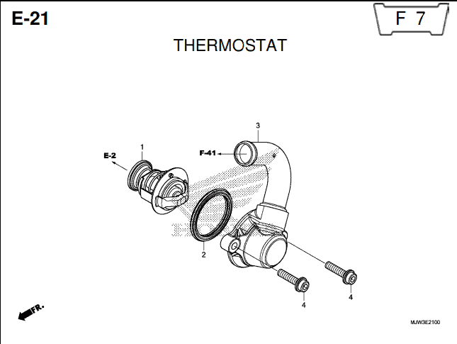 Katalog Suku Cadang Honda CB500X MJW