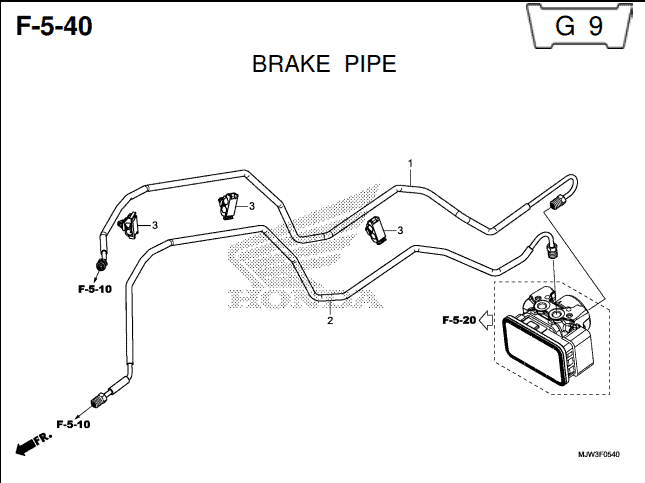 Katalog Suku Cadang Honda CB500X MJW