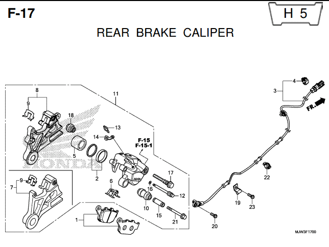 Katalog Suku Cadang Honda CB500X MJW