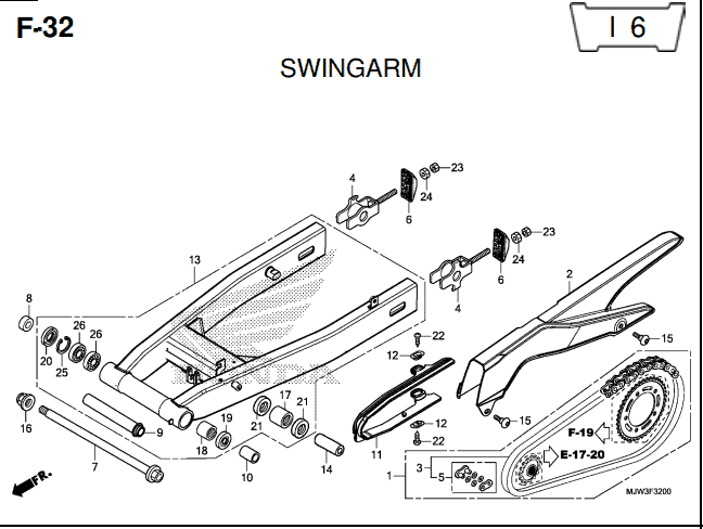 Katalog Suku Cadang Honda CB500X MJW