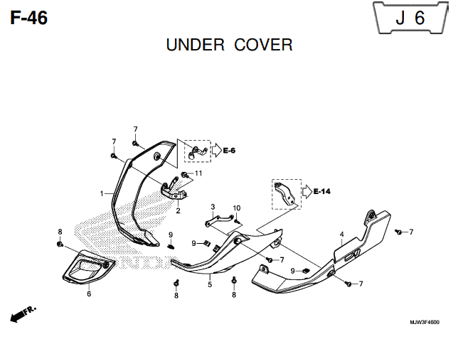 Katalog Suku Cadang Honda CB500X MJW