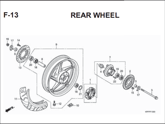 Katalog Suku Cadang Honda CBR 150R CBU