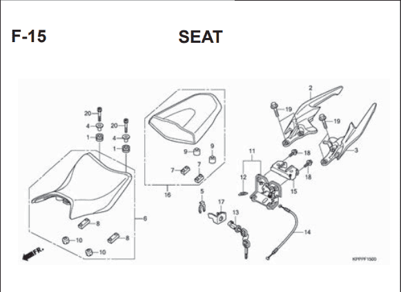 Katalog Suku Cadang Honda CBR 150R CBU