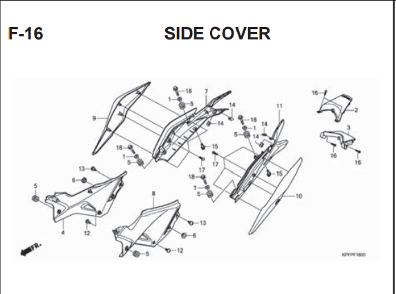 Katalog Suku Cadang Honda CBR 150R CBU