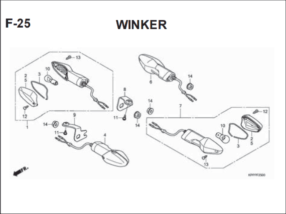 Katalog Suku Cadang Honda CBR 150R CBU
