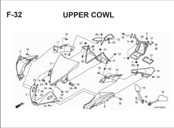 Katalog Suku Cadang Honda CBR 150R CBU