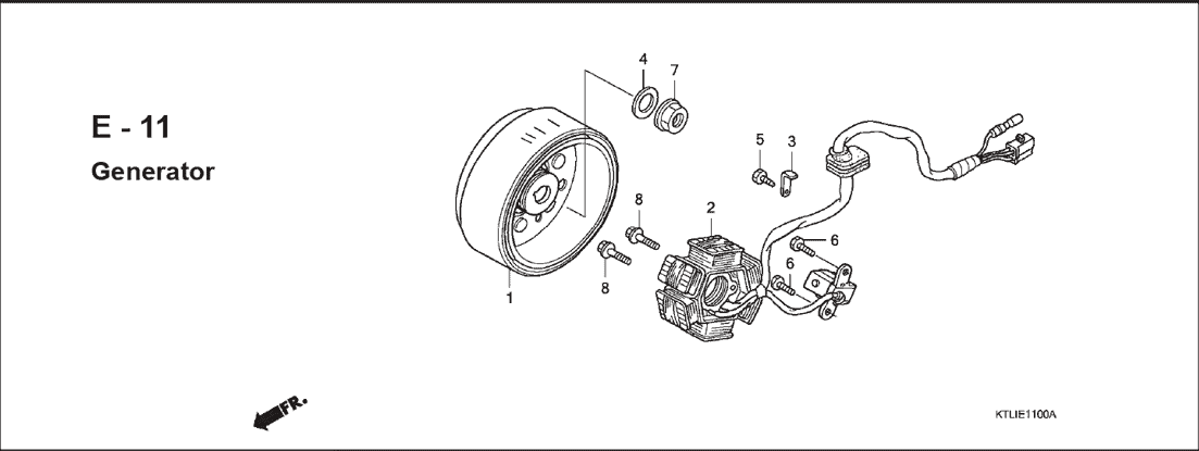 Katalog Suku Cadang Honda 	Honda Revo 100