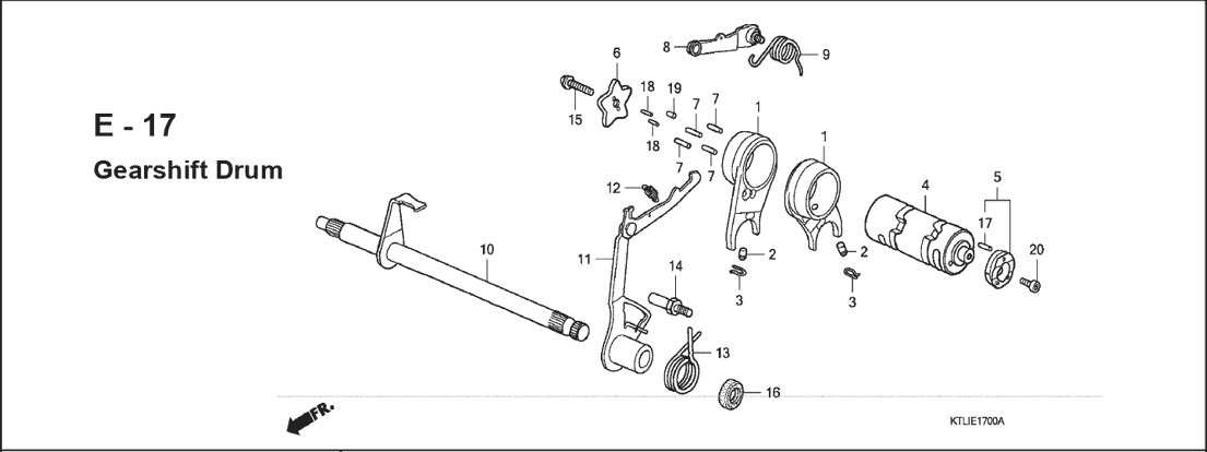 Katalog Suku Cadang Honda 	Honda Revo 100