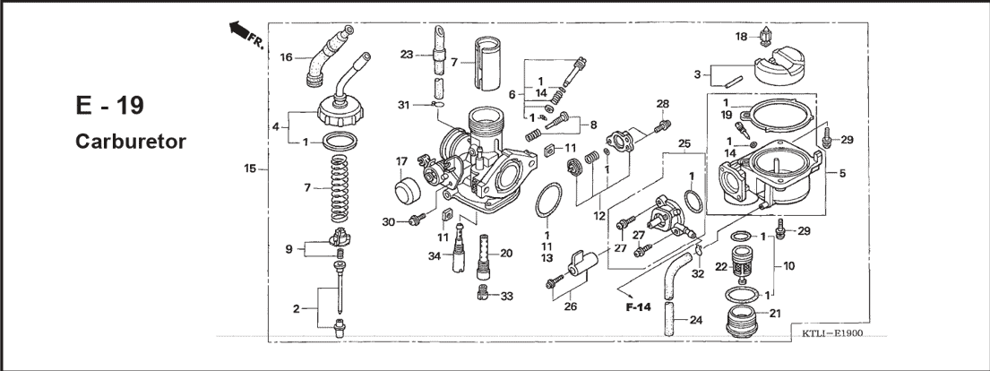 Katalog Suku Cadang Honda 	Honda Revo 100