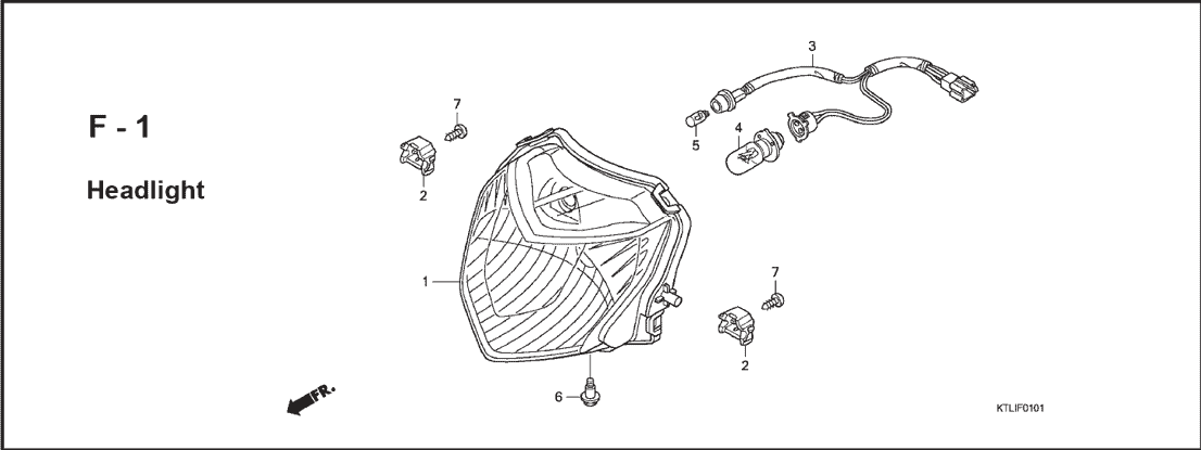 Katalog Suku Cadang Honda 	Honda Revo 100