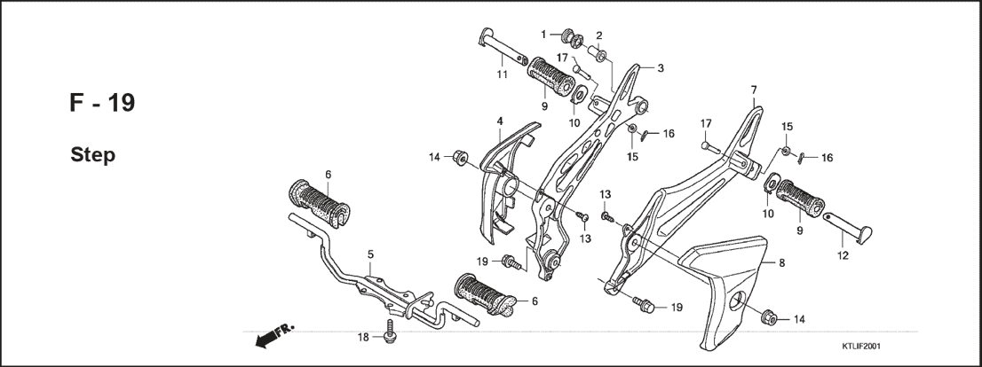 Katalog Suku Cadang Honda 	Honda Revo 100