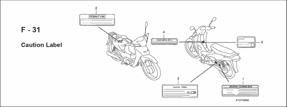 Katalog Suku Cadang Honda 	Honda Revo 100