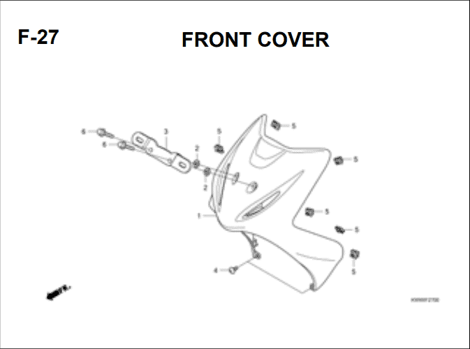 Katalog Suku Cadang Honda Revo Absolute 110 Carbu