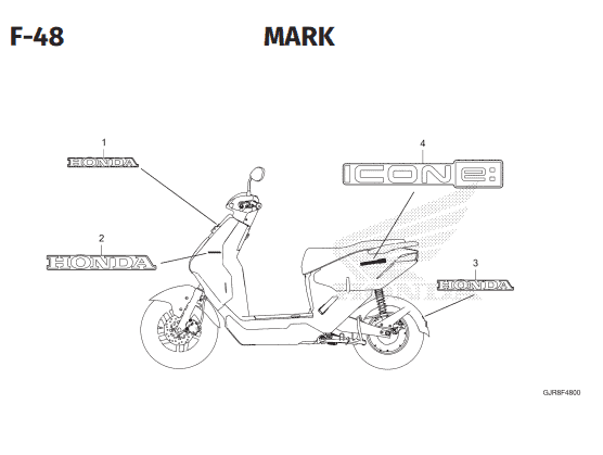 Katalog Suku Cadang Honda ICON e:
