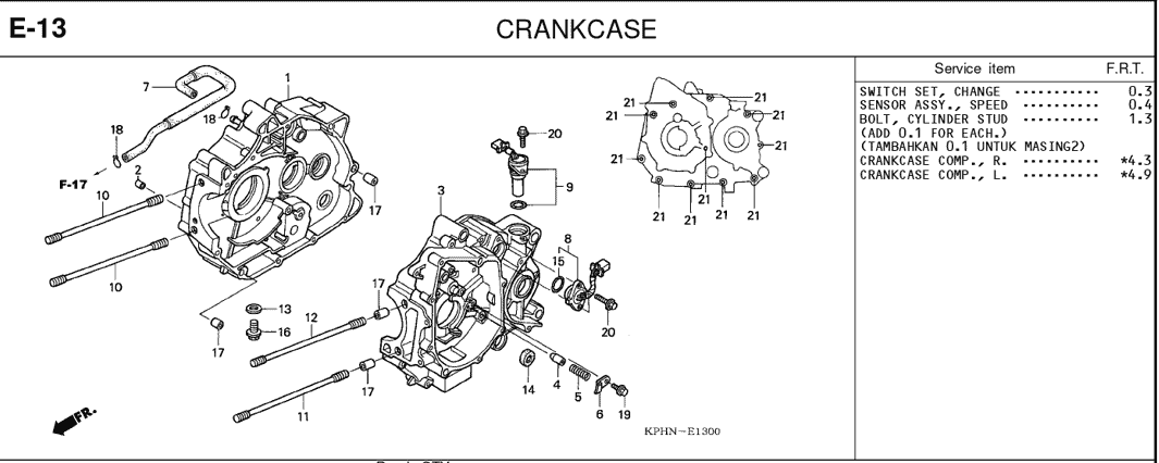 Katalog Suku Cadang Honda  Karisma