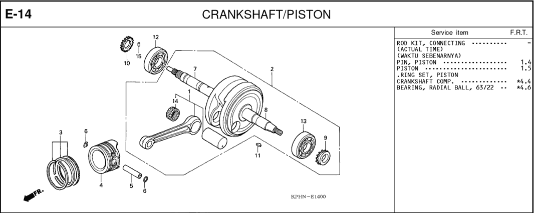 Katalog Suku Cadang Honda  Karisma
