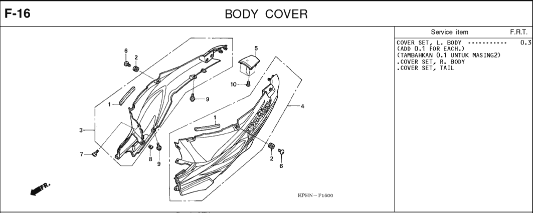 Katalog Suku Cadang Honda  Karisma
