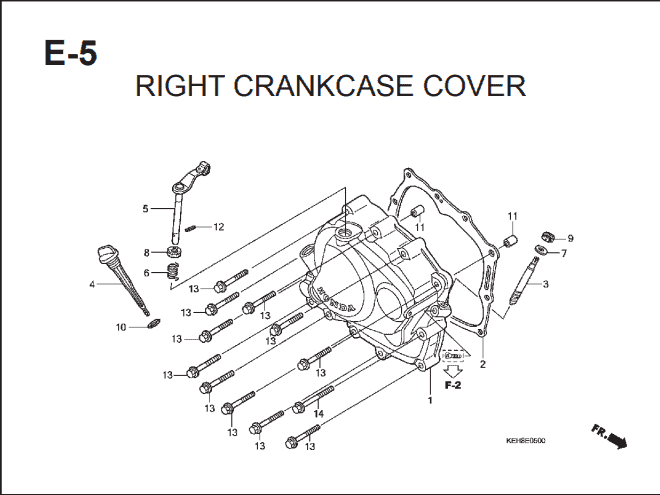 Katalog Suku Cadang Honda Mega Pro KEH