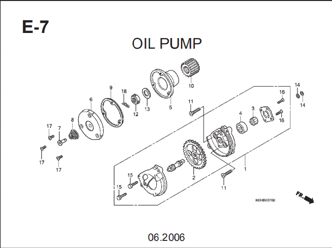 Katalog Suku Cadang Honda Mega Pro KEH