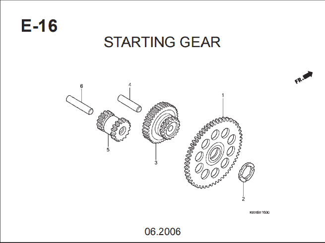 Katalog Suku Cadang Honda Mega Pro KEH