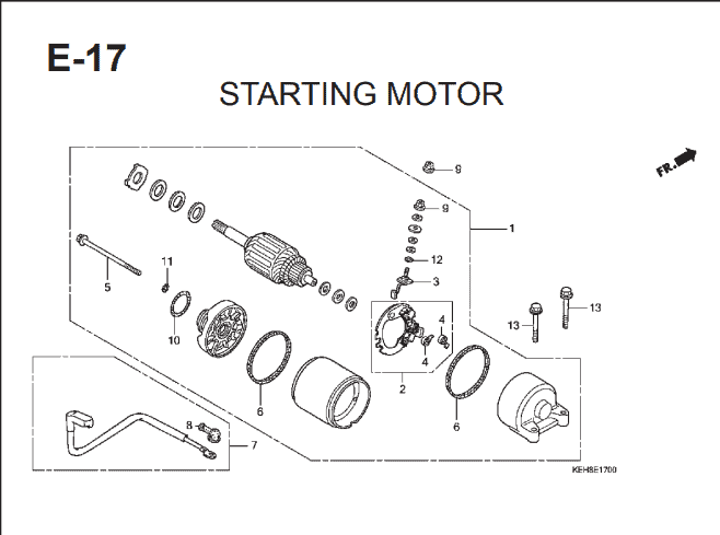 Katalog Suku Cadang Honda Mega Pro KEH