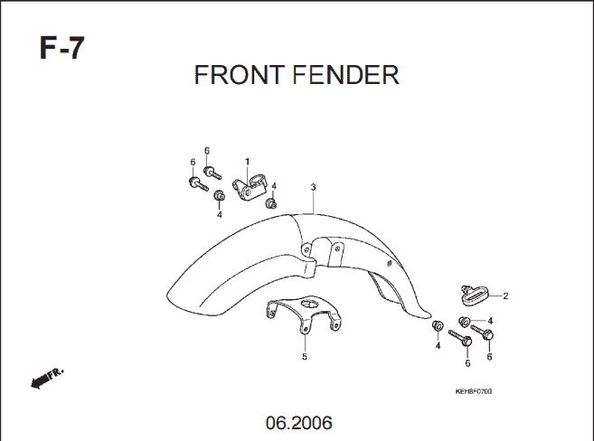 Katalog Suku Cadang Honda Mega Pro KEH