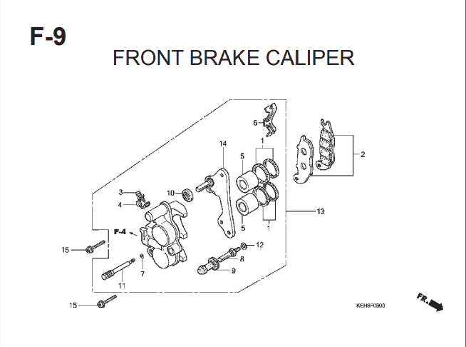 Katalog Suku Cadang Honda Mega Pro KEH