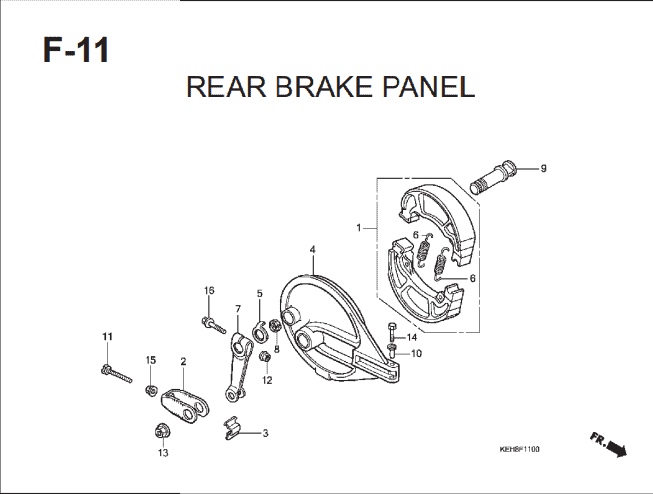 Katalog Suku Cadang Honda Mega Pro KEH