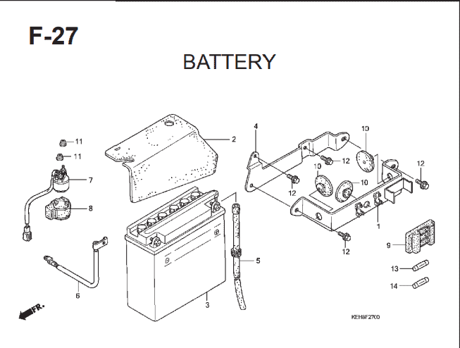 Katalog Suku Cadang Honda Mega Pro KEH