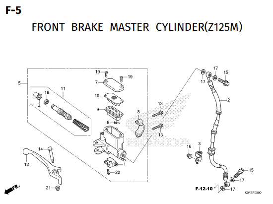 Katalog Suku Cadang Honda Monkey 2021