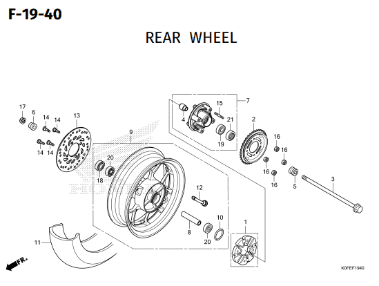 Katalog Suku Cadang Honda Monkey 2021