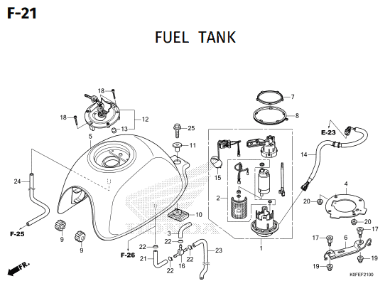 Katalog Suku Cadang Honda Monkey 2021