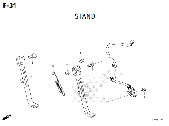 Katalog Suku Cadang Honda Monkey 2021
