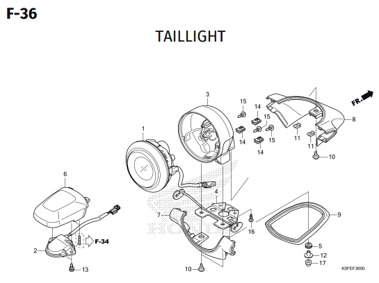 Katalog Suku Cadang Honda Monkey 2021