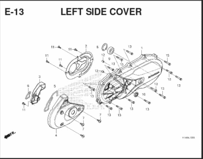Katalog Suku Cadang Honda BeAT K1A