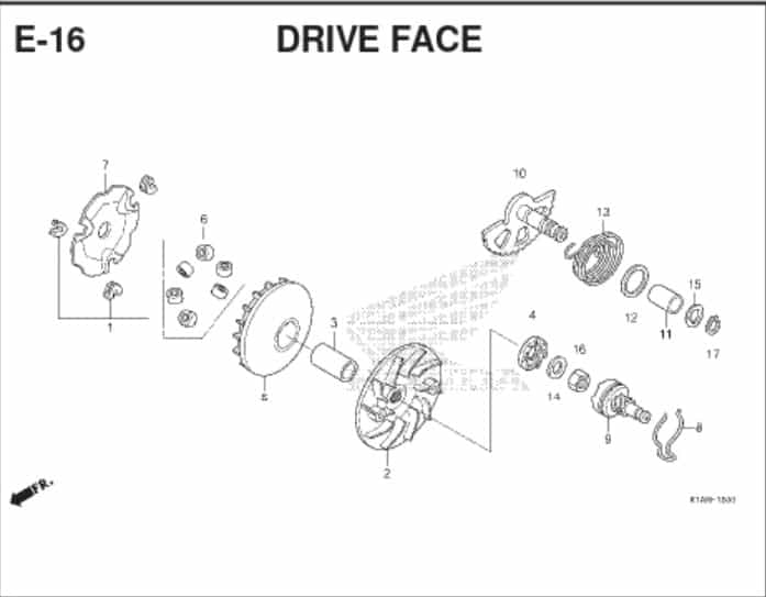 Katalog Suku Cadang Honda BeAT K1A