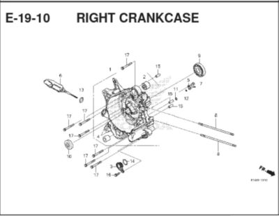 Katalog Suku Cadang Honda BeAT K1A