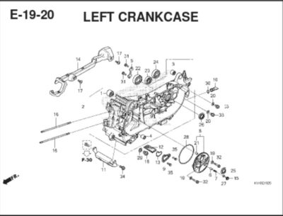 Katalog Suku Cadang Honda BeAT K1A