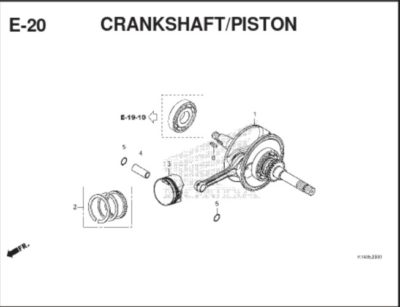 Katalog Suku Cadang Honda BeAT K1A