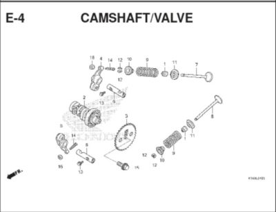 Katalog Suku Cadang Honda BeAT K1A