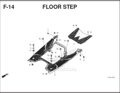 Katalog Suku Cadang Honda BeAT K1A